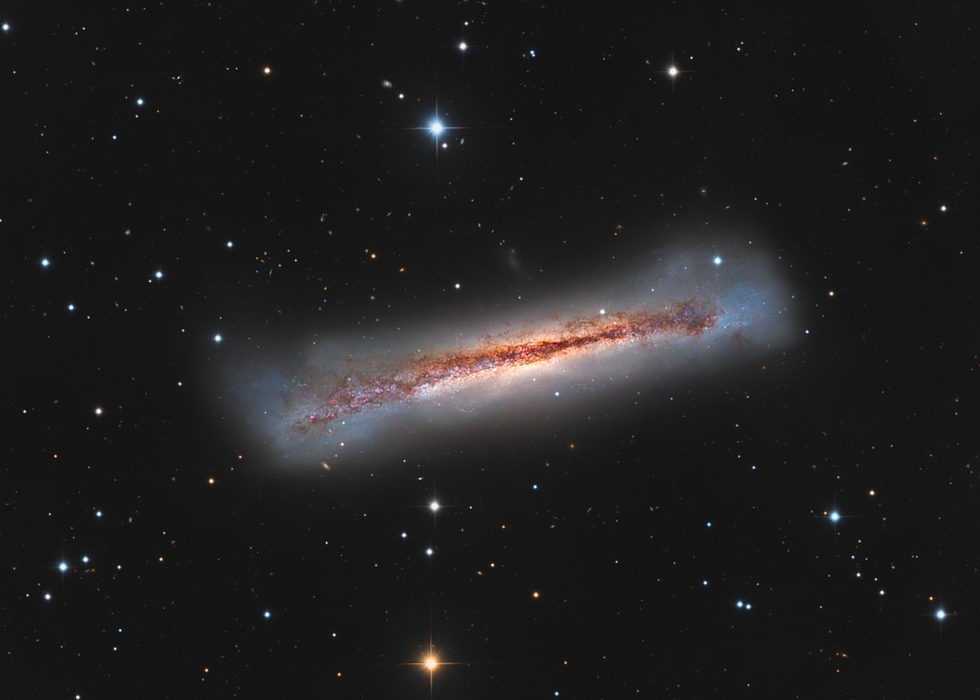 NGC 3628 - Hamburger Galaxy