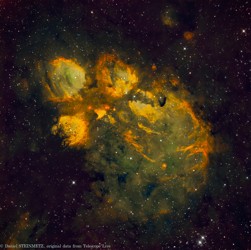 NGC6334 - Cat's paw nebula