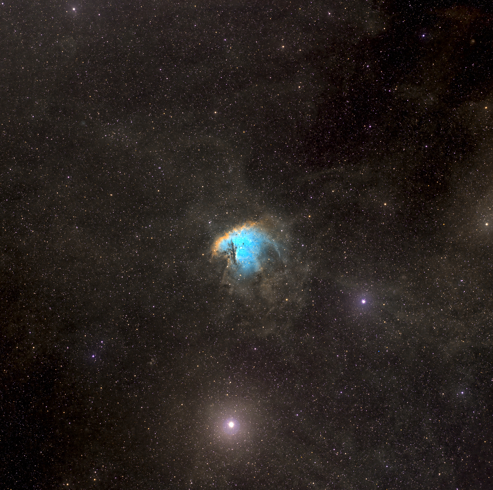 Pacman (NGC281); Widefield (SHO)