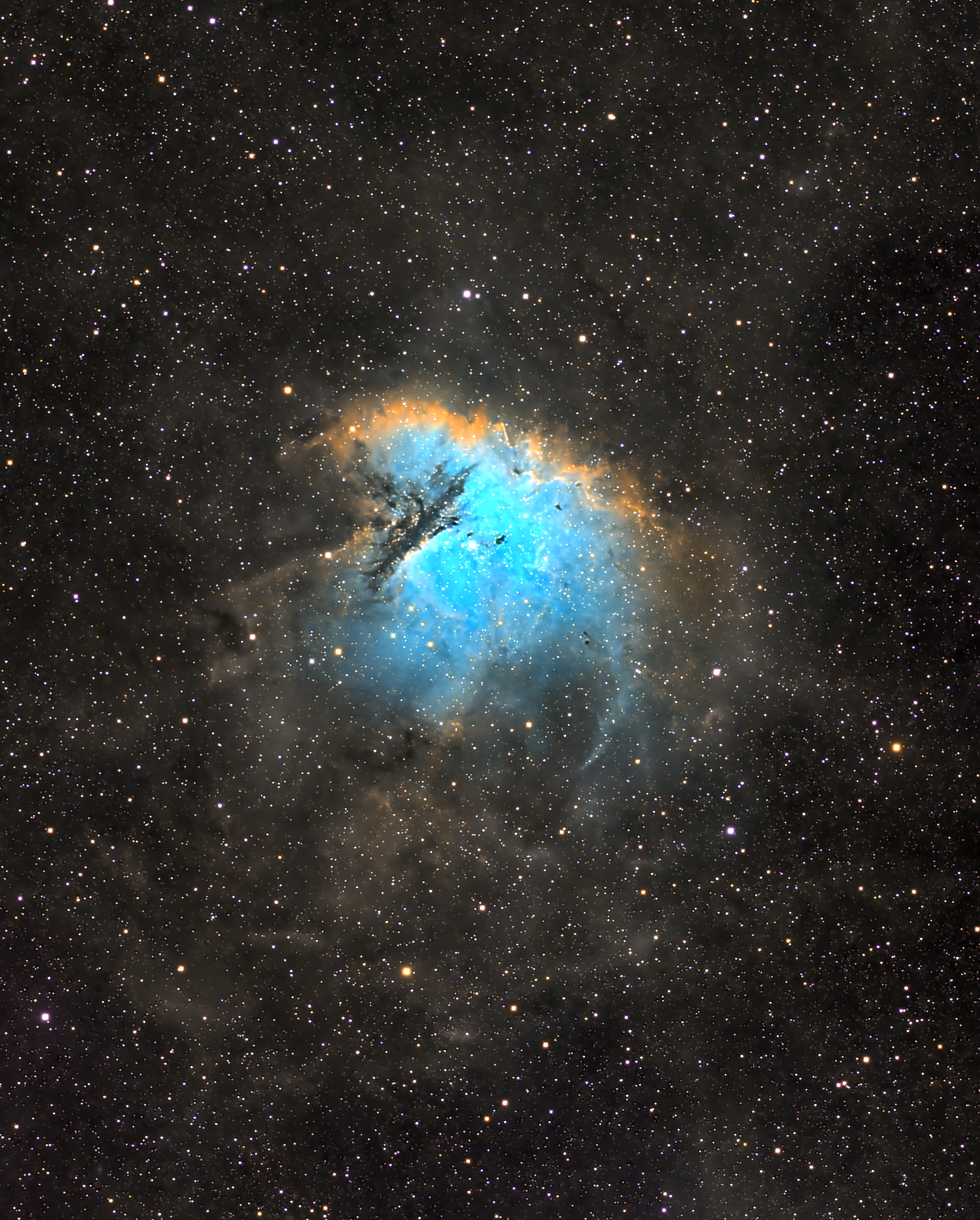 Pacman (NGC281); Close-up (SHO)