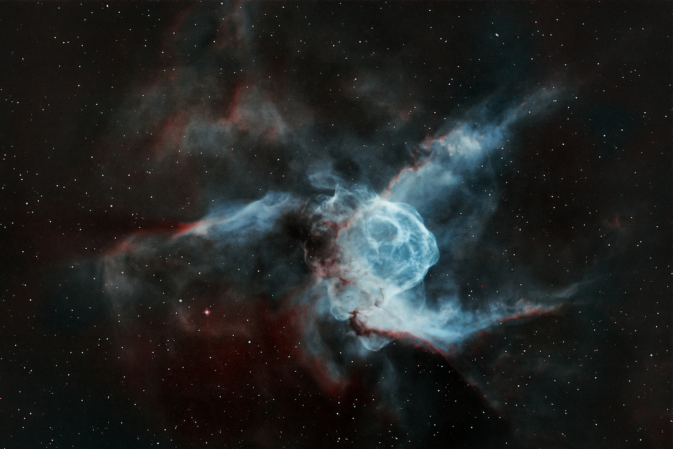 Thor's Helmet (NGC2359) in HOO