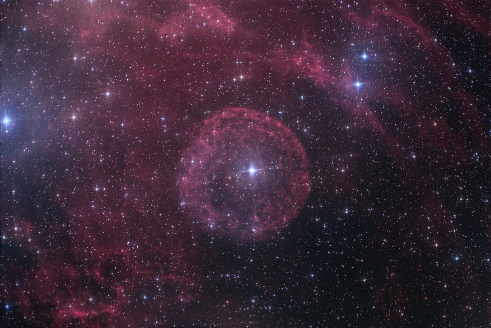 Wolf-Rayet 16 Ha-RGB