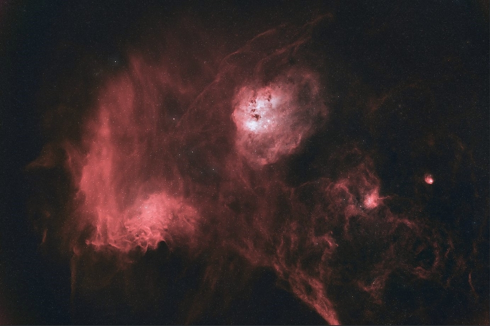 Auriga Nebulae in HOO