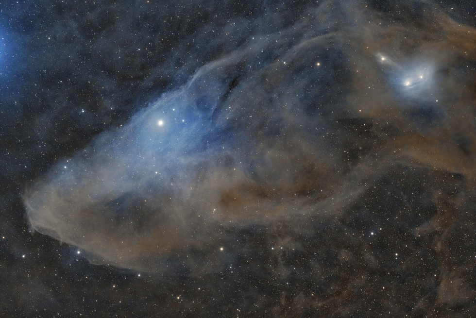 Blue Horsehead Nebula