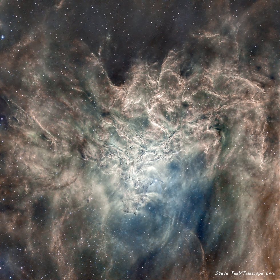 The Flaming Star Nebula