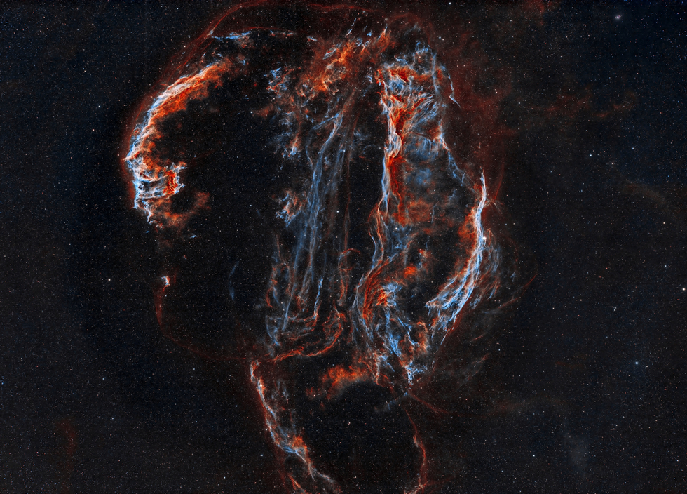 Cygnus Loop (HSO Tricolor)