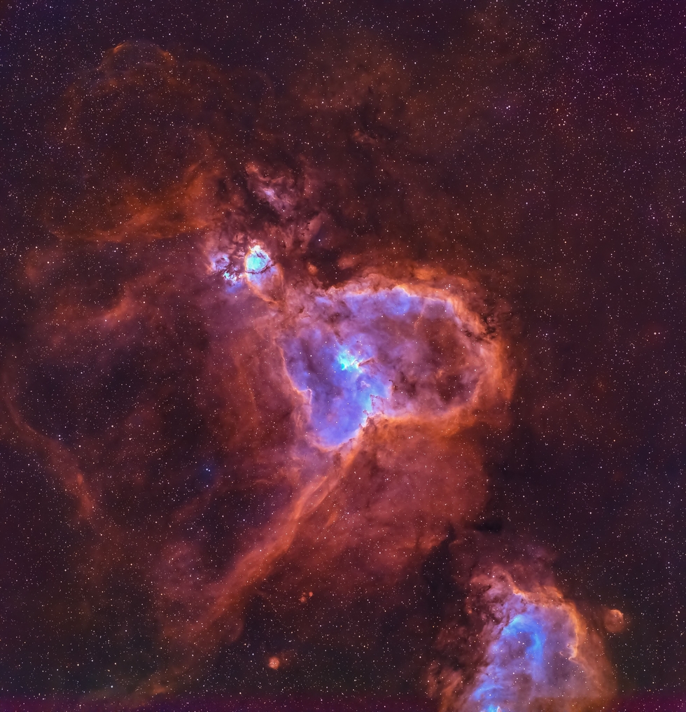 IC 1805 THE HEART NEBULA