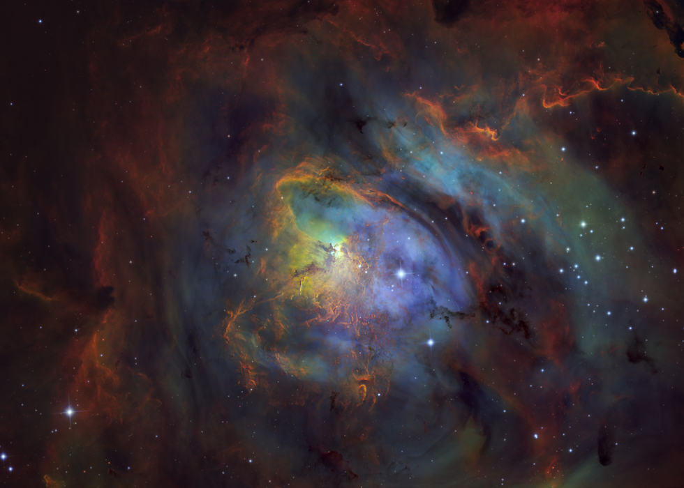 M8 Lagoon Nebula.