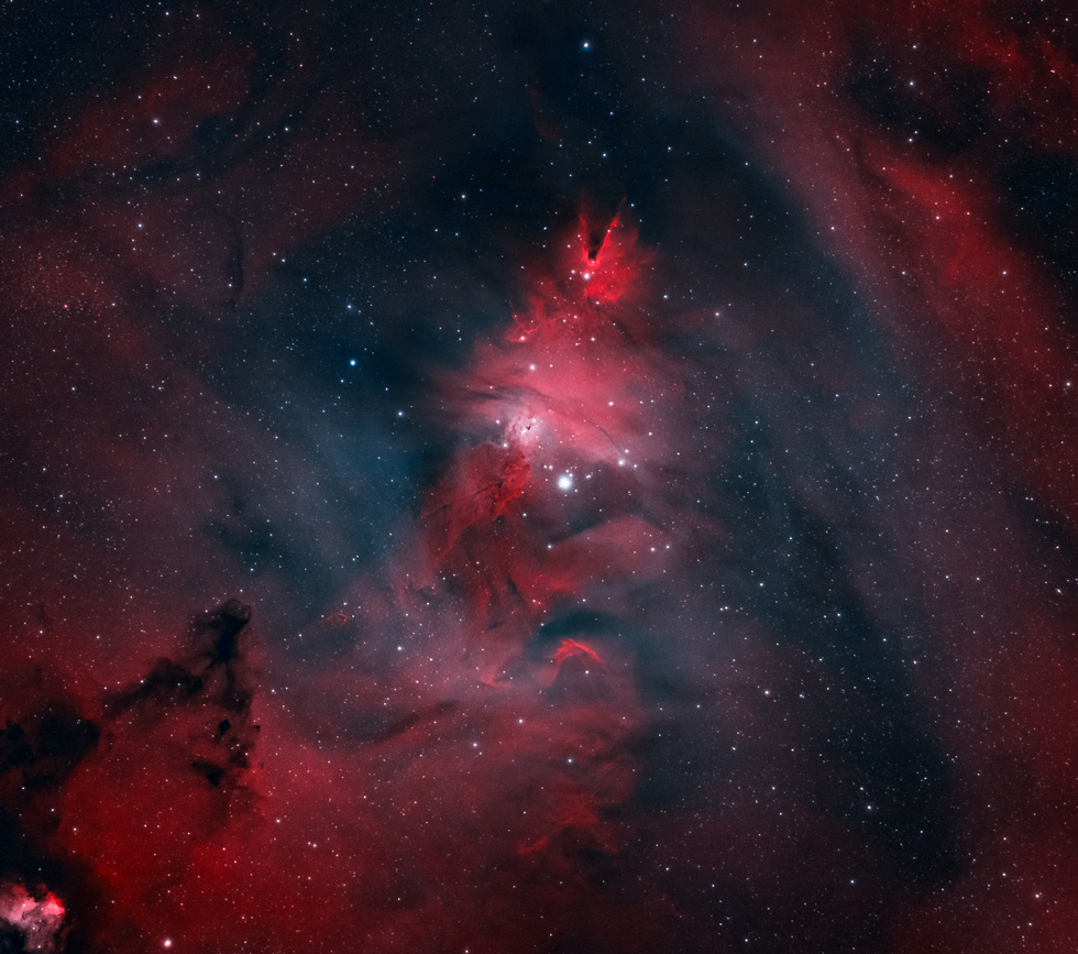 NGC 2264 - Cone Nebula /Christmas Tree Cluster