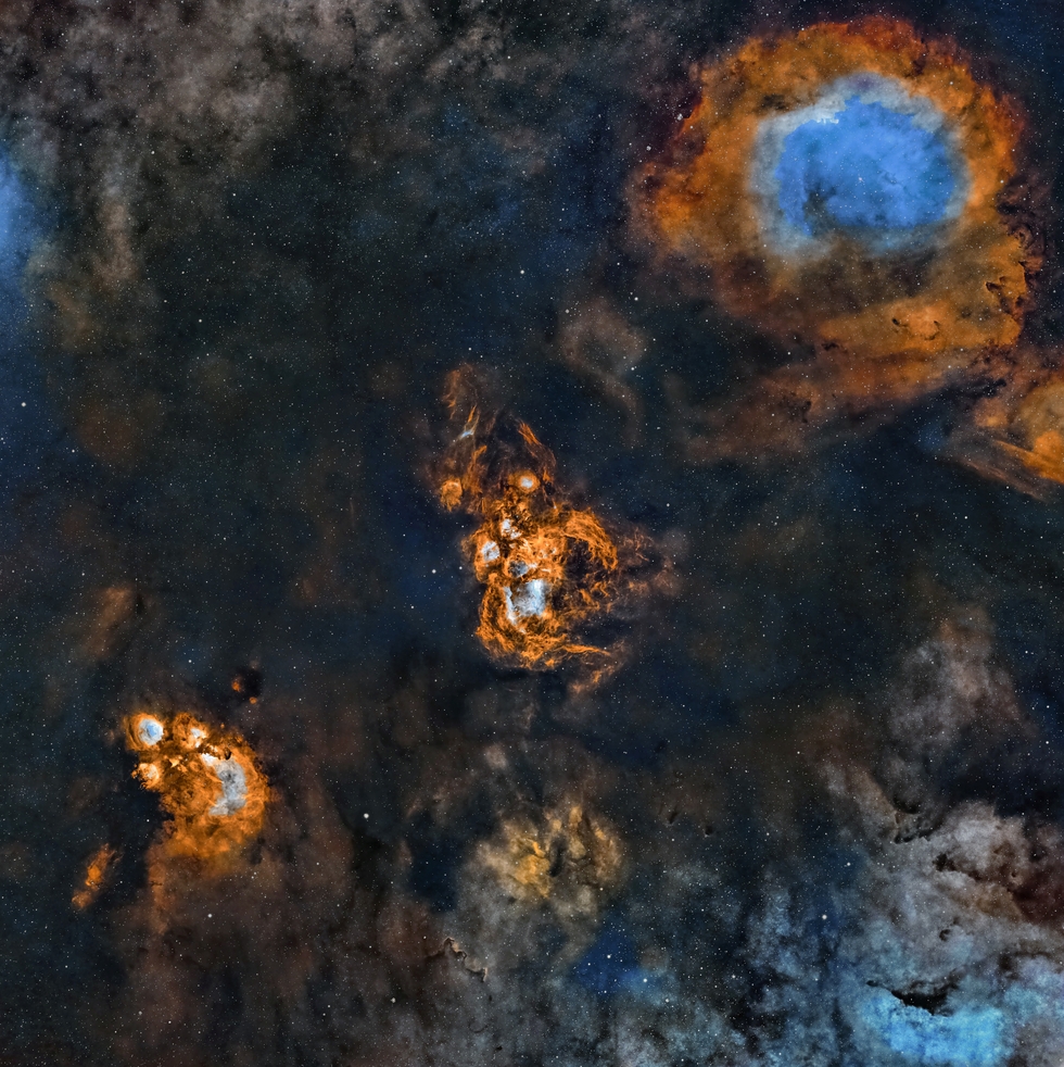 NGC6357 et 6334