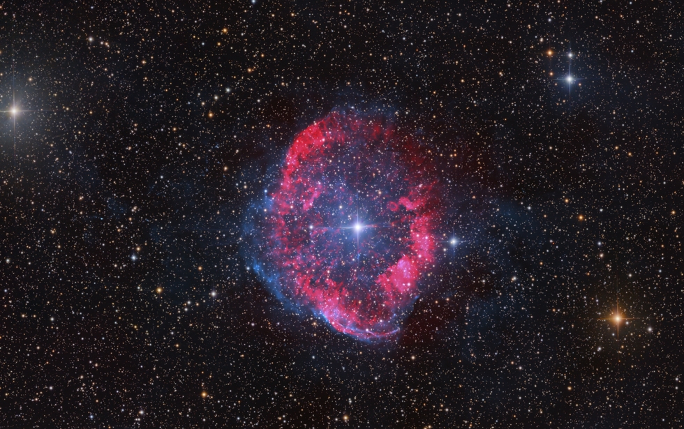 RCW58 & WR40 (LRGB & HOO) nebula