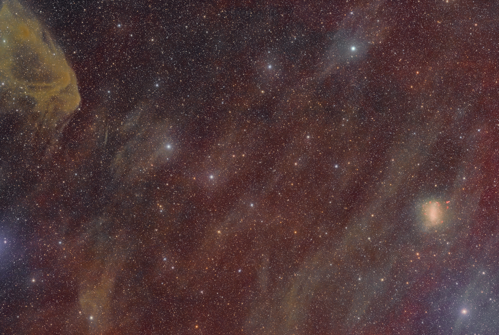 Sh2-63 & Barnard's Galaxy