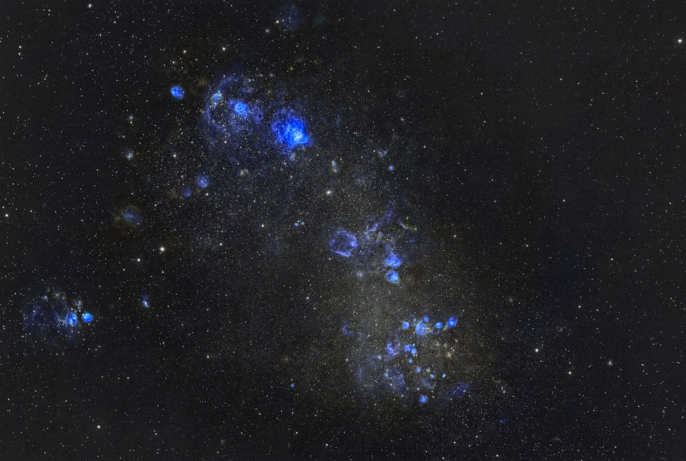 Small Magellanic Cloud in LRGB-SHO