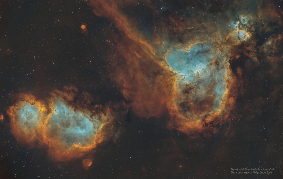 Heart and Soul Nebulae