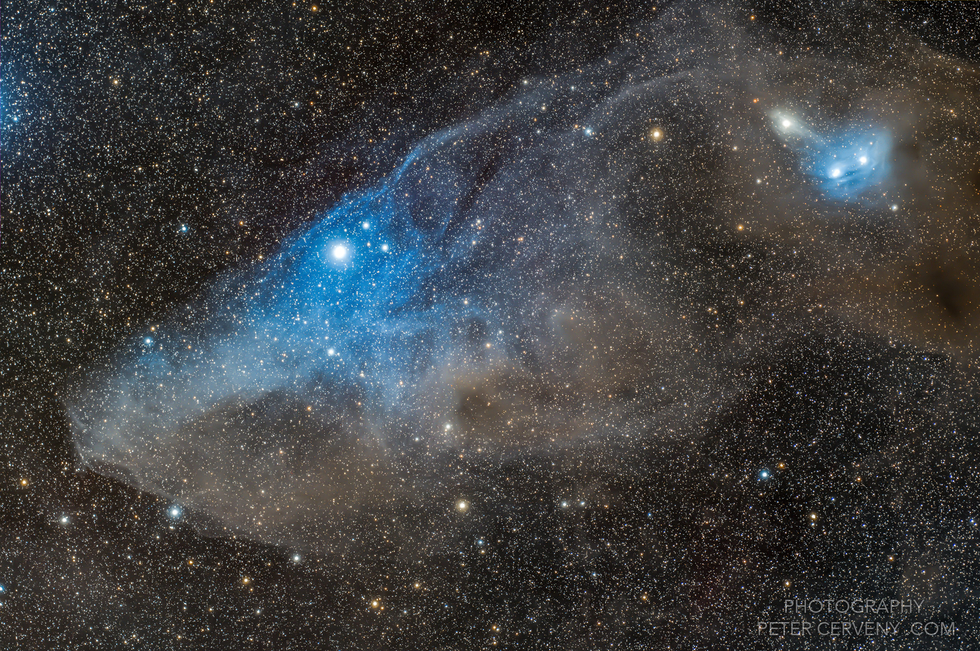 Blue Horsehead Nebula IC4592
