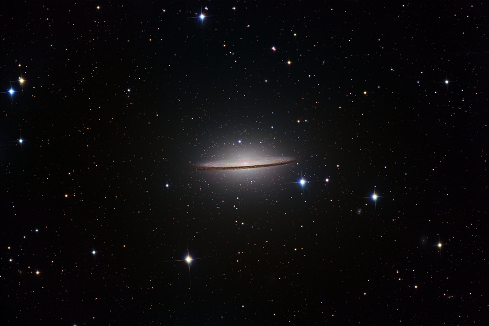 M104 Sombrero Edge-on Peculiar Galaxy