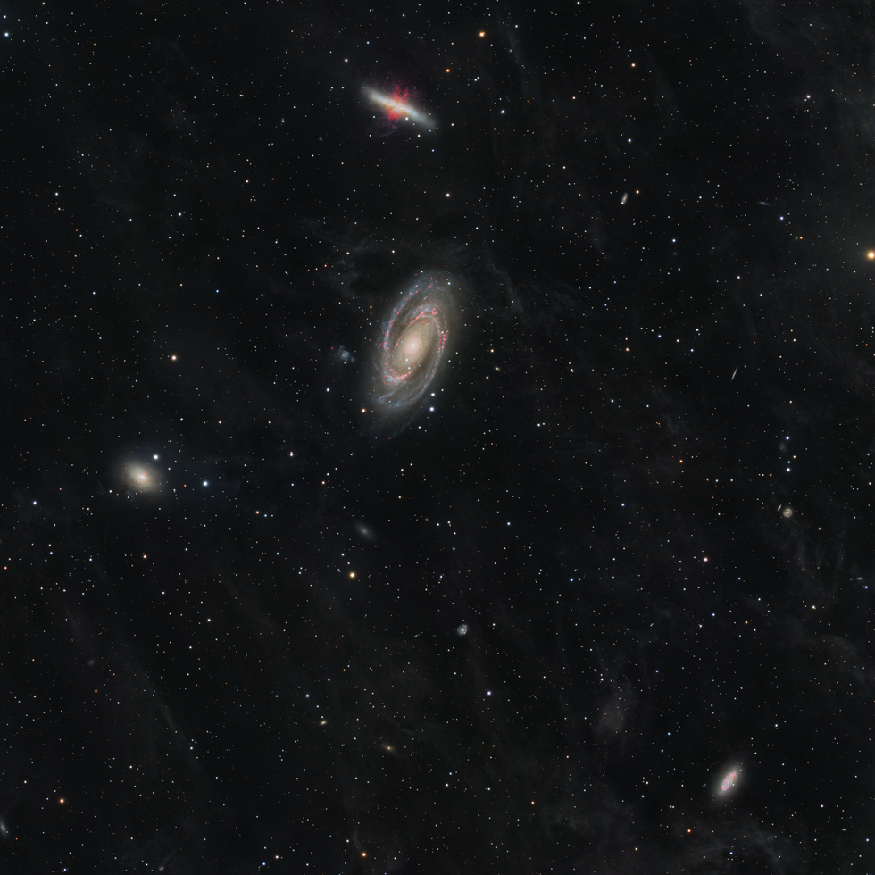 Bode's galaxy and friends