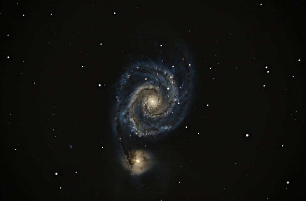 M51 and NGC 5195 – Whirlpool Galaxy and Companion