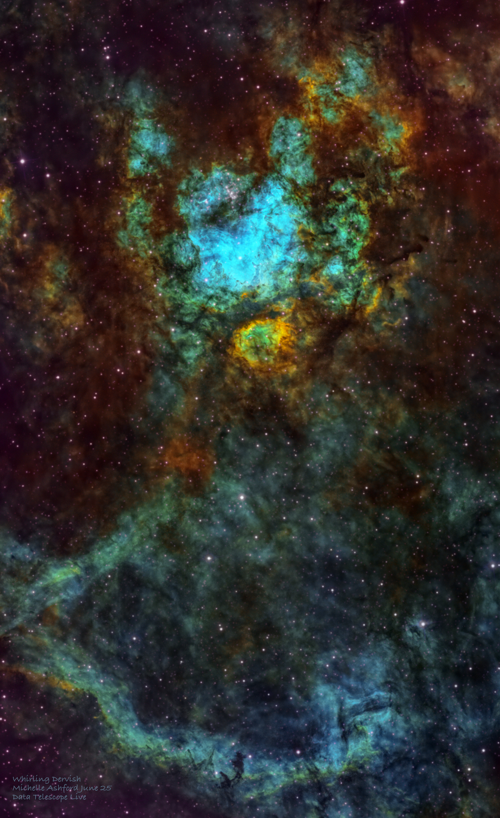 The Whirling Dervish Nebula