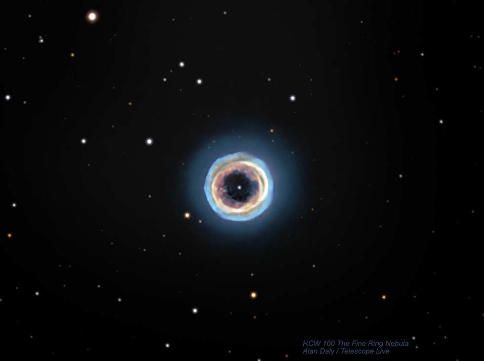 RCW 100: the Fine Ring Nebula