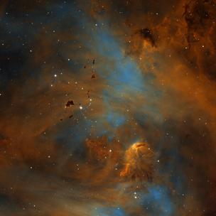IC 2944 - The Running Chicken Nebula