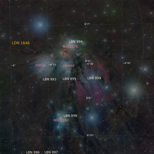 NGC 2170 - Angel Nebula | Telescope Live