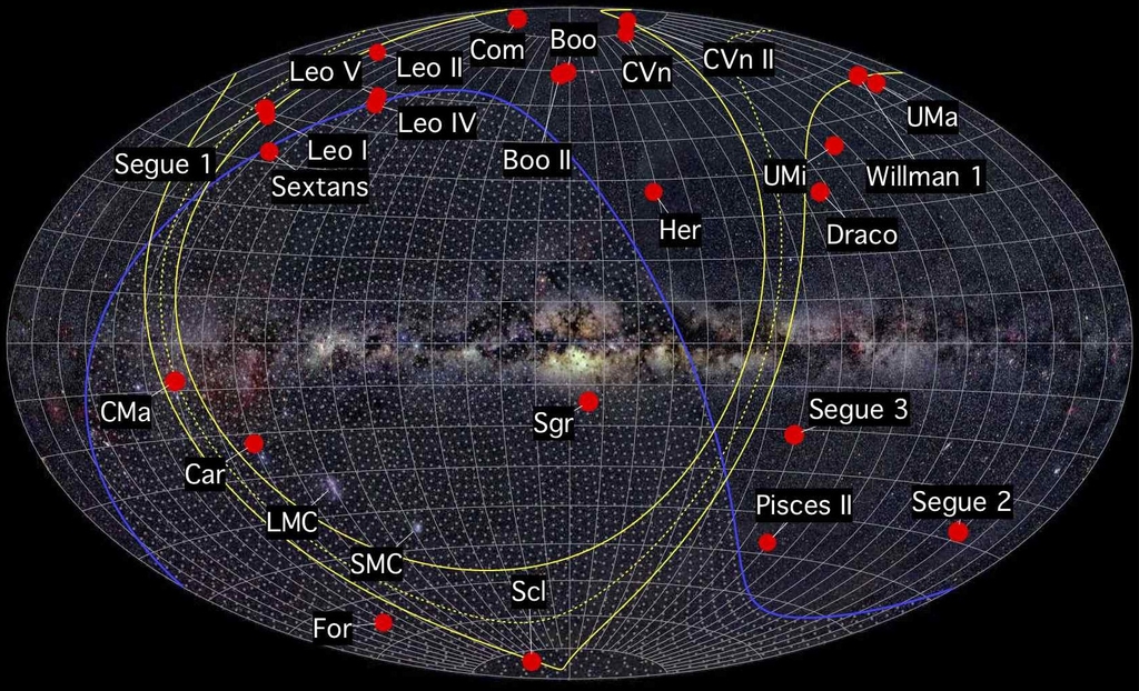 maps of black holes in the milky way