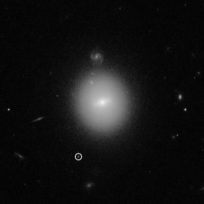 Hubble Observation of Intermediate-Mass Black Hole