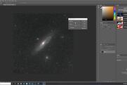 Post-processing of a galaxy using Photoshop (LRGB filters)