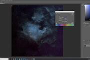 Post-processing of a nebula using Photoshop (HSO filters)