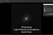 Light pollution and gradients fixes in Photoshop